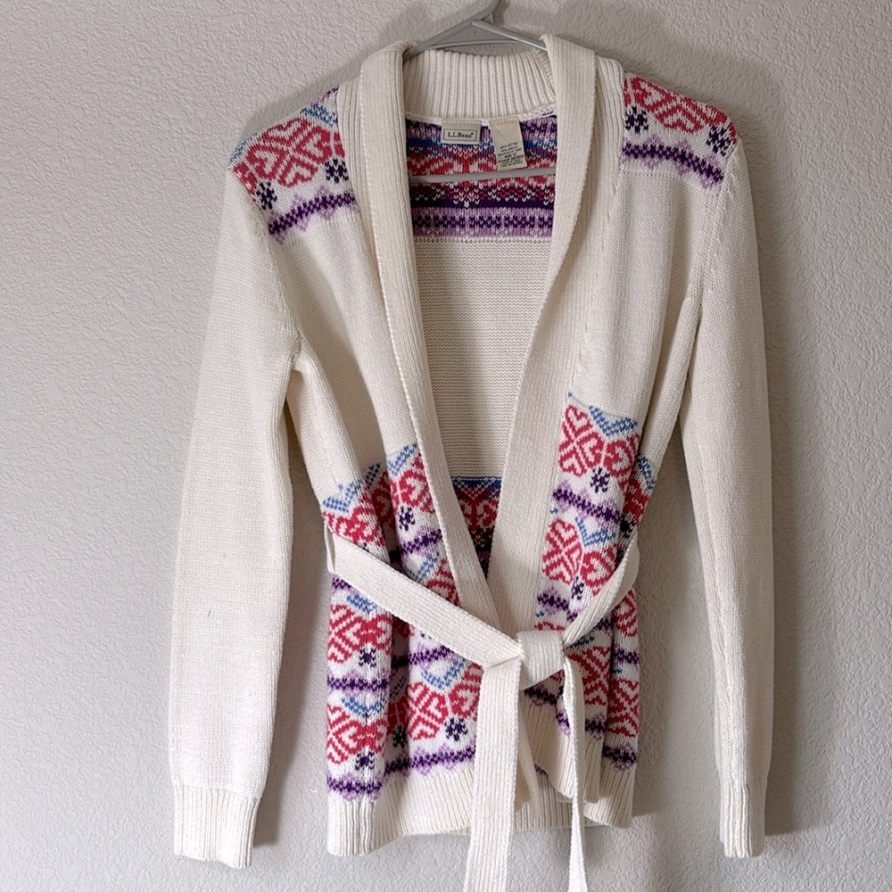 Girls LL Bean sweater